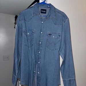 Wrangler Light Blue Denim Top